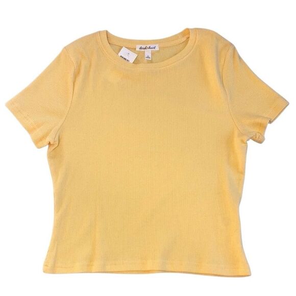 Derek Heart Women’s Cropped Short Sleeve Ribbed Top Shirt 2-Pack Size XL - Picture 5 of 7